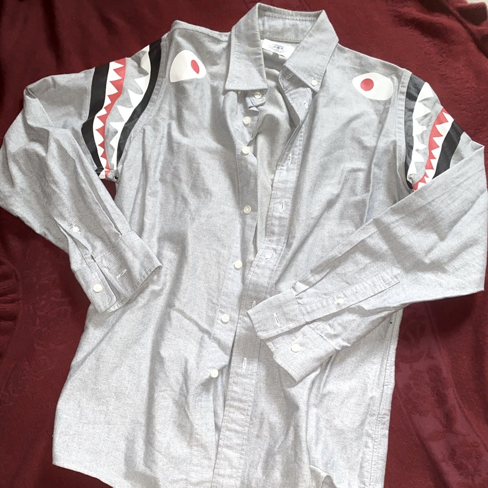 Authentic Bape Long Sleeve Dress Shirt